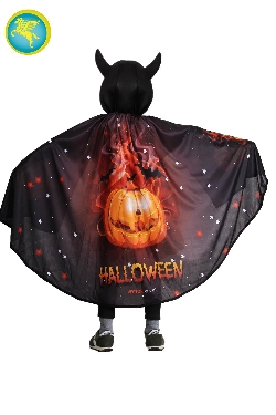 MANTELLO STAMPA HALLOWEEN 